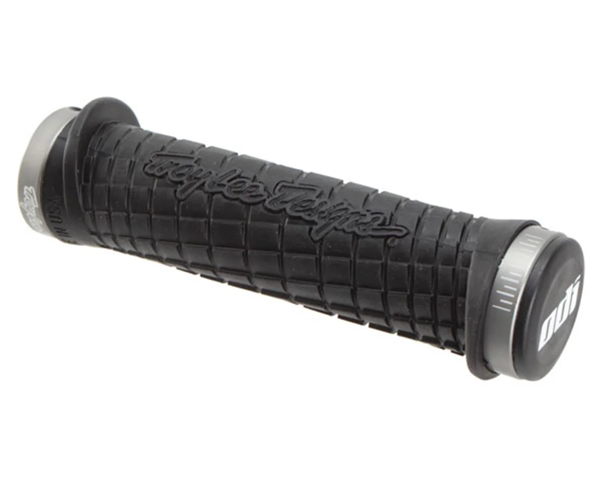 ODI Troy Lee Designs Signature Series Lock-On Grip Set (Black/Grey) (130mm)